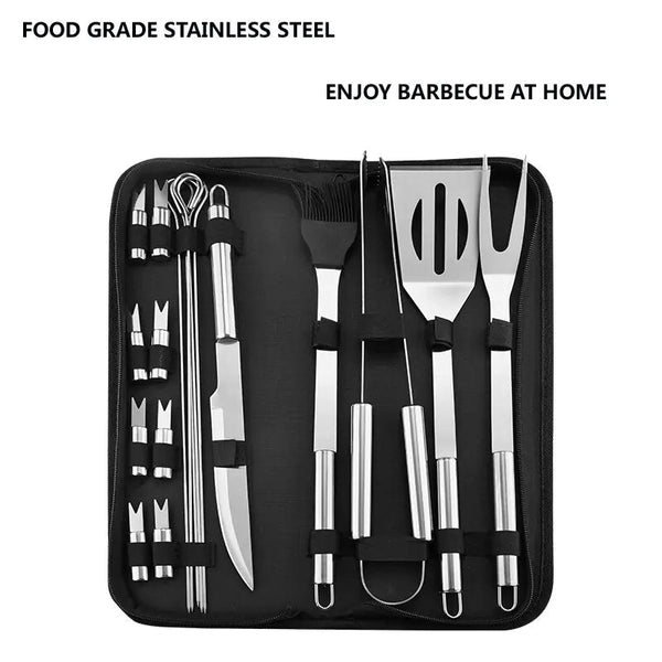 Stainless Steel BBQ Tools Set – Raddell's Sausage