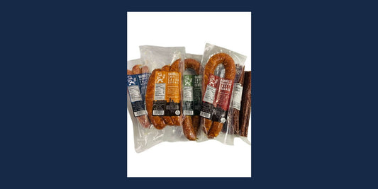 Raddell's smoked sausages for a charcuterie board