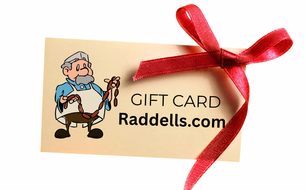 Raddell's Digital Shipping Gift Card