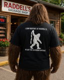 Bigfoot at Raddell’s T-Shirt – Funny Sausage Shirt | Slovenian Sausage | Cleveland Apparel
