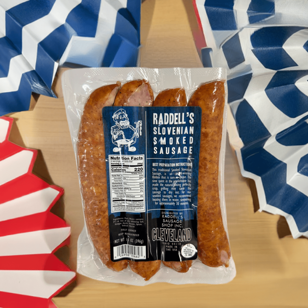 Smoked Slovenian Sausage - Raddell's Sausage